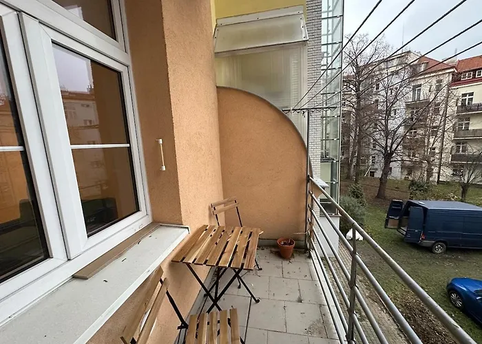 Modern With Balcony By Rentez Apartment Prague
